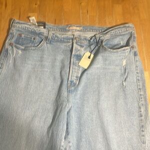 Levi's Sky Blue Cropped Jeans